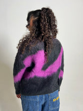 Load image into Gallery viewer, mohair sweater - blended black/ pink
